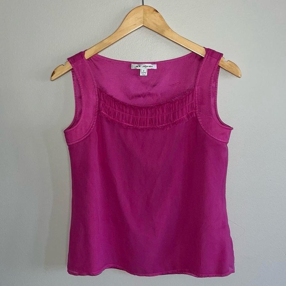 St. John Silk Blouse - Picture 1 of 8